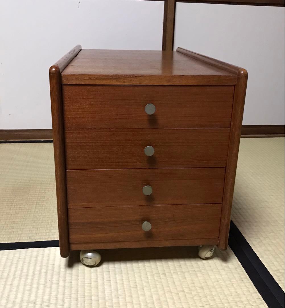 鳥取家具　ヴィンテージ　4段小引き出し　チェスト