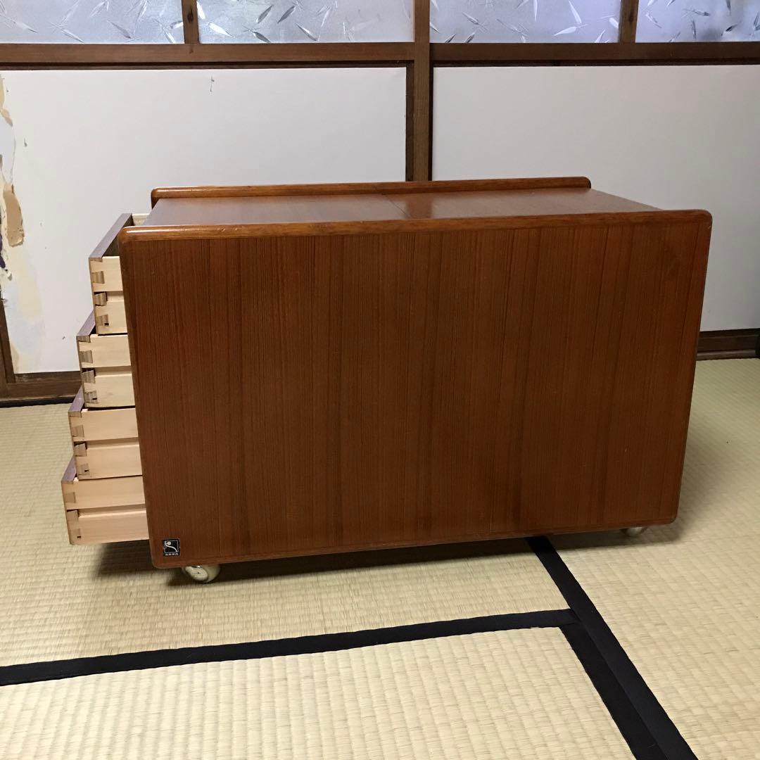 鳥取家具　ヴィンテージ　4段小引き出し　チェスト