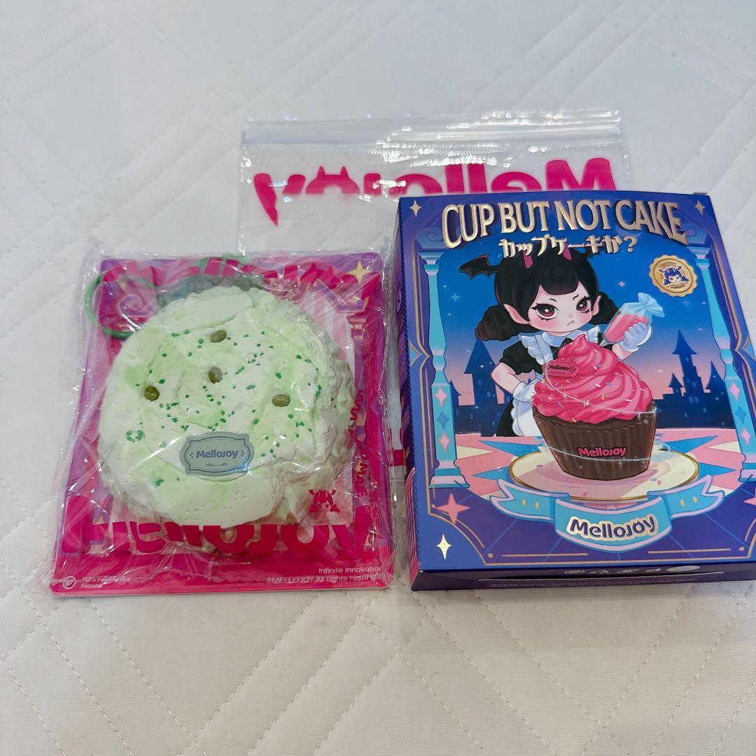 新品】Mellojoy メロジョイ カップケーキか？ スクイーズ グリーンティ