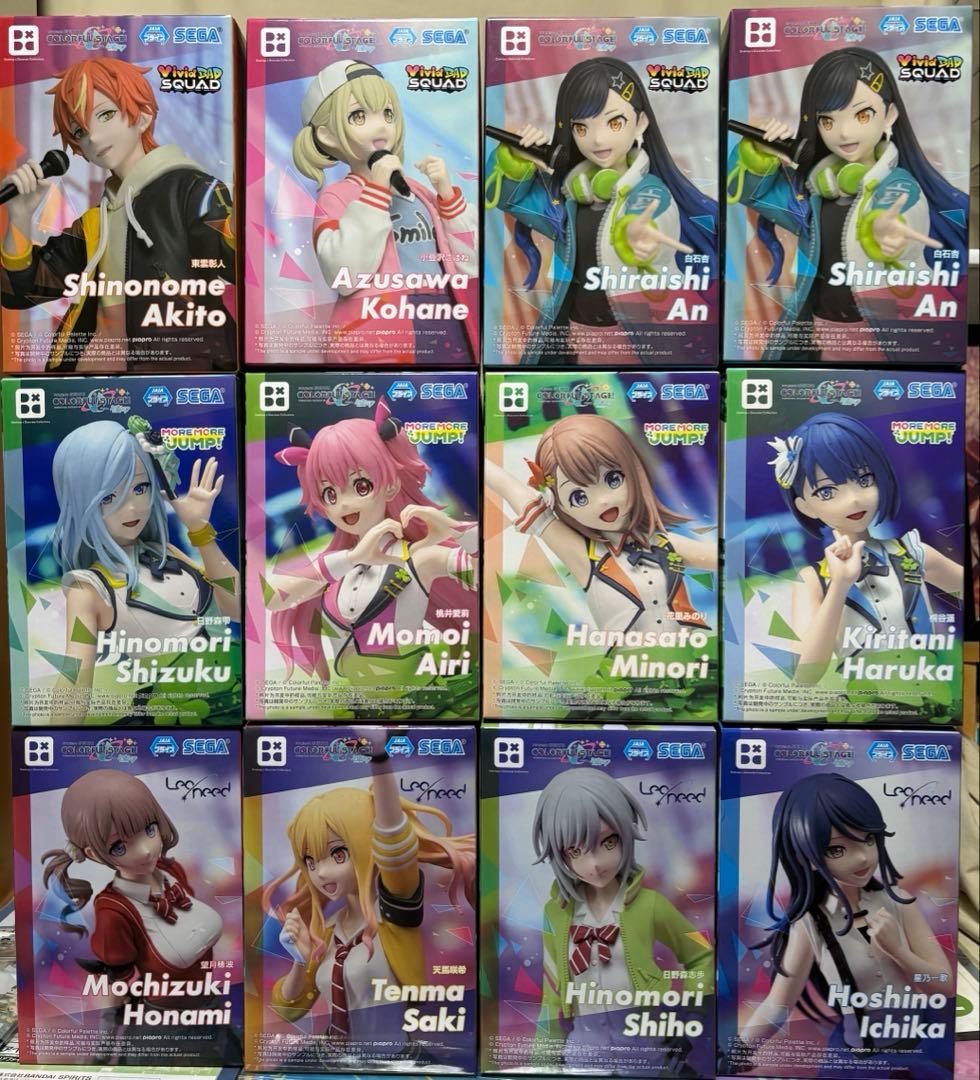 プロセカ　フィギュア　12点 劇場版プロジェクトセカイ 壊れたセカイと歌えないミク」 Luminasta