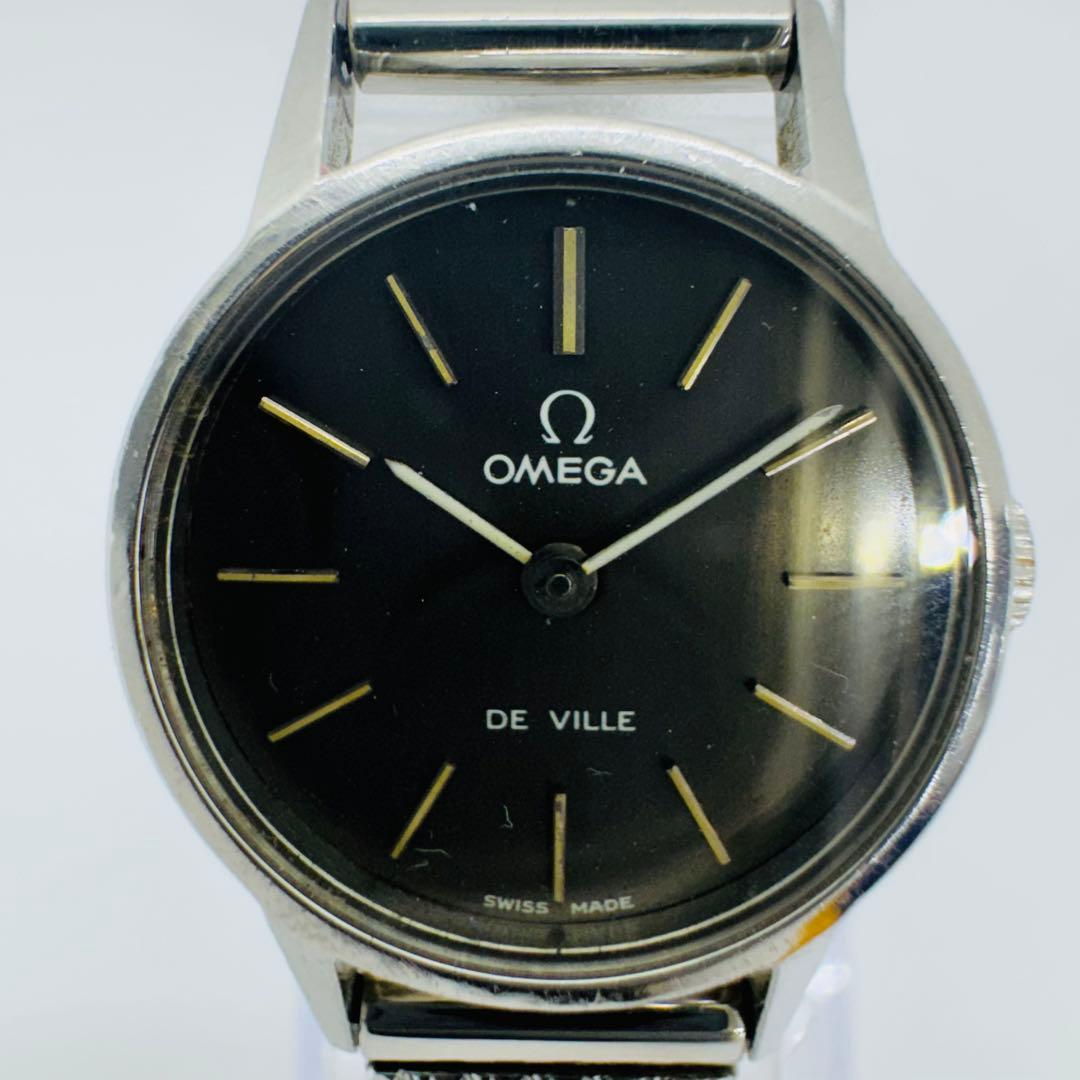 ✨OMEGA✨オメガ✨デビル✨ダークグレー文字盤✨ヴィンテージ✨腕時計✨