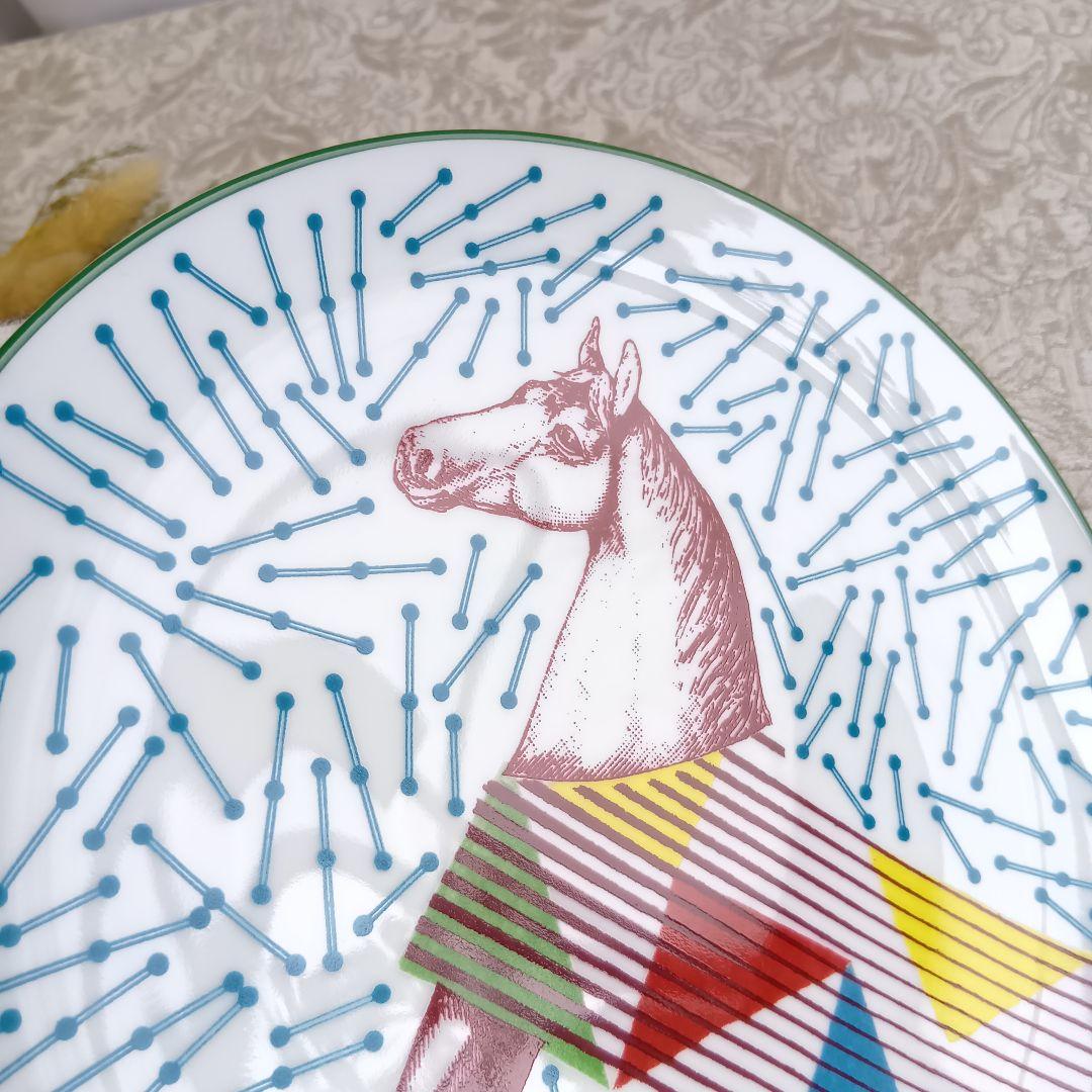 エルメス HERMES イポモビル プレート 皿 21.5cm 未使用