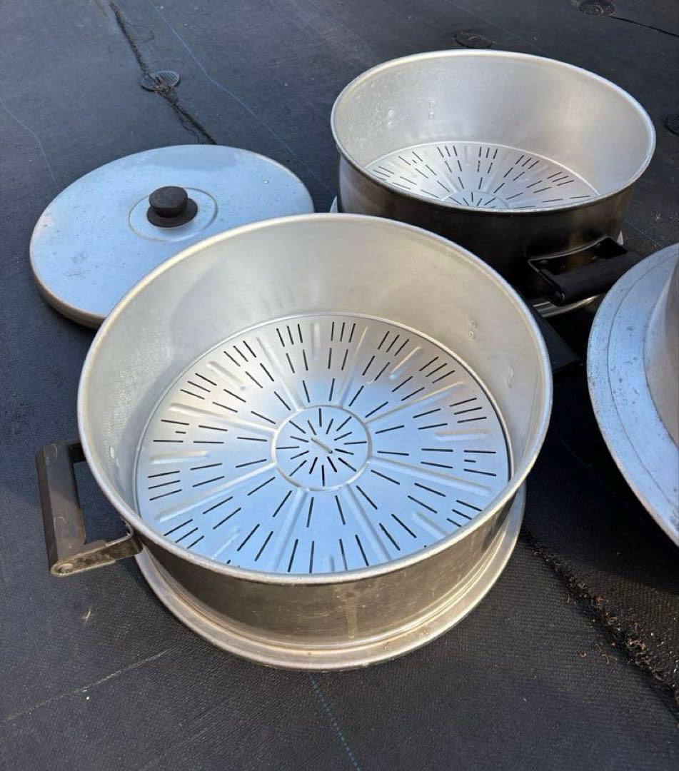 蒸し器・アルミ釜