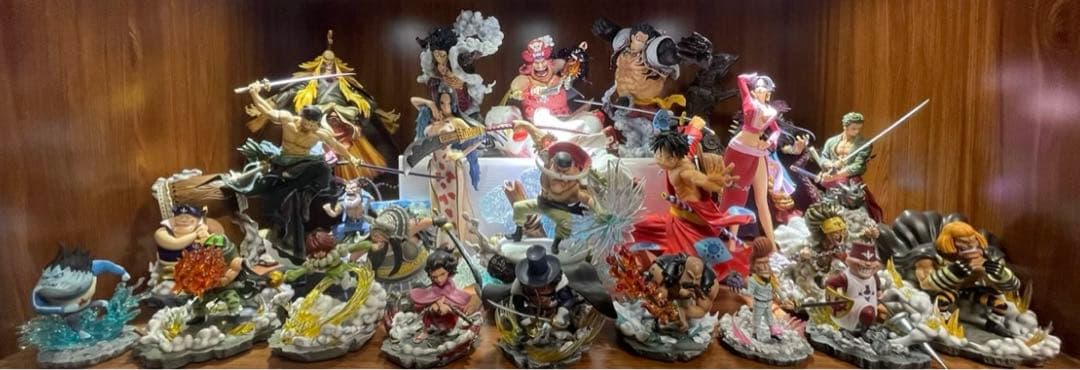 ワンピース 白ひげ海賊団 18体 フィギュア ガレージキット エース