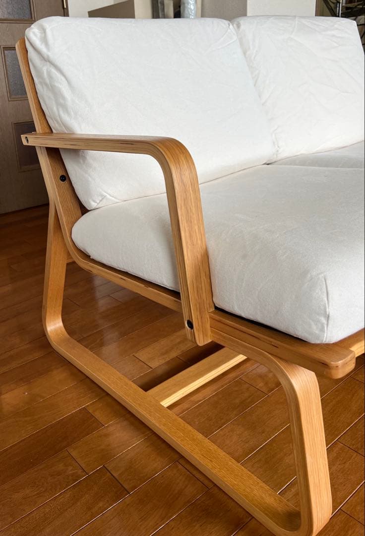 【無印良品】リビングでもダイニングでもつかえるソファチェア（2脚セット）