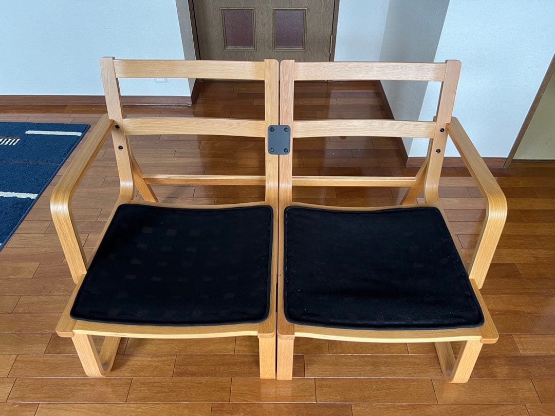 【無印良品】リビングでもダイニングでもつかえるソファチェア（2脚セット）