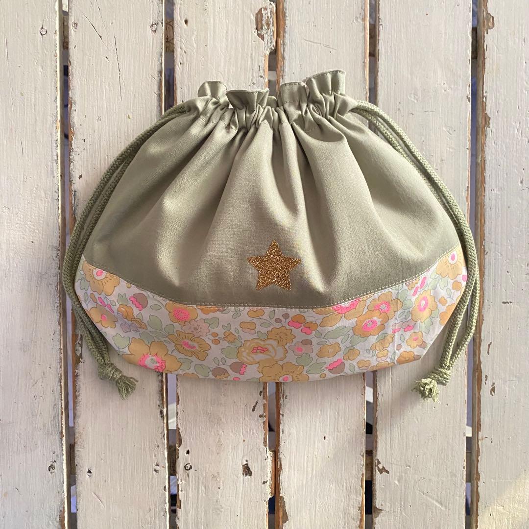 yoko.i様⭐︎リバティプリント使用×さくらんぼワッペン入園入学 確認