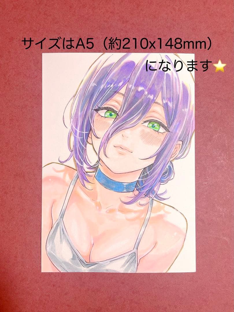 K*様 【一点物】手描きイラスト ファンアート チェンソーマン レゼ