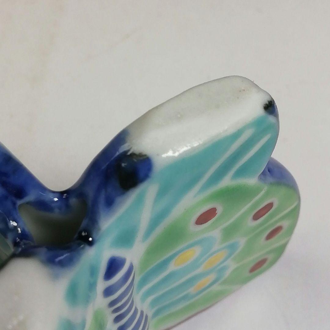 W8 蓋置 『色絵 三ツ蝶』『高野昭阿弥 造』 共箱 茶道具 - メルカリ