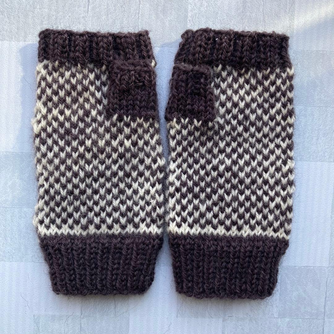 手編みハンドウォーマー