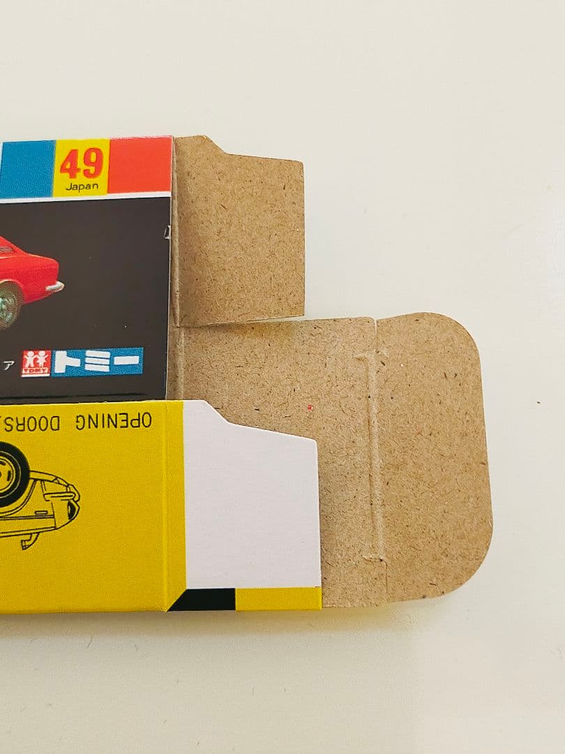 空箱 トミカ No.49 ホンダ クーペ9 サーフィン キャリア 黒箱 日本製