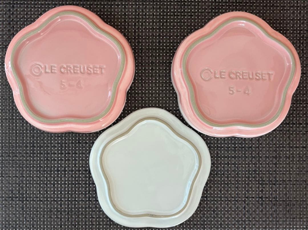 ちい ルクルーゼ スタッキングラムカン フルール パウダーピンク 未使用