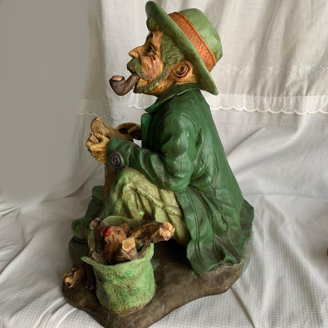 カポディモンテ 置物 カントリー アメリカン ビンテージ フィギュア