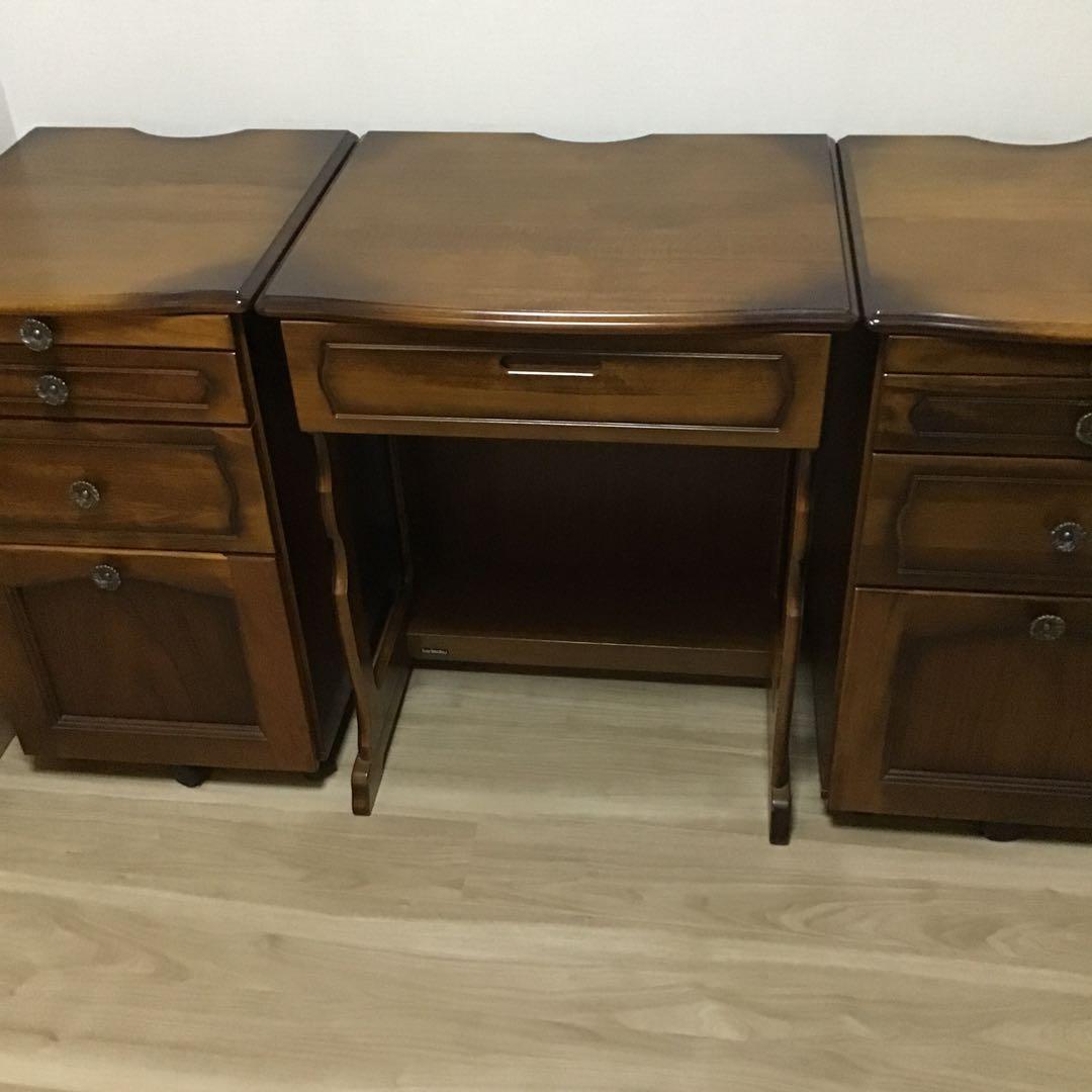 karimoku カリモクコロニアル パソコンデスク 書斎机