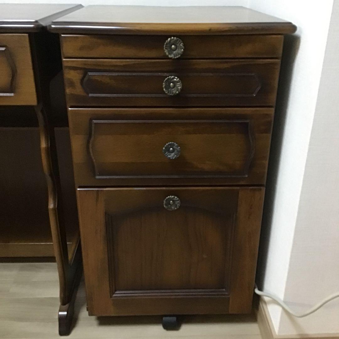 karimoku カリモクコロニアル パソコンデスク 書斎机