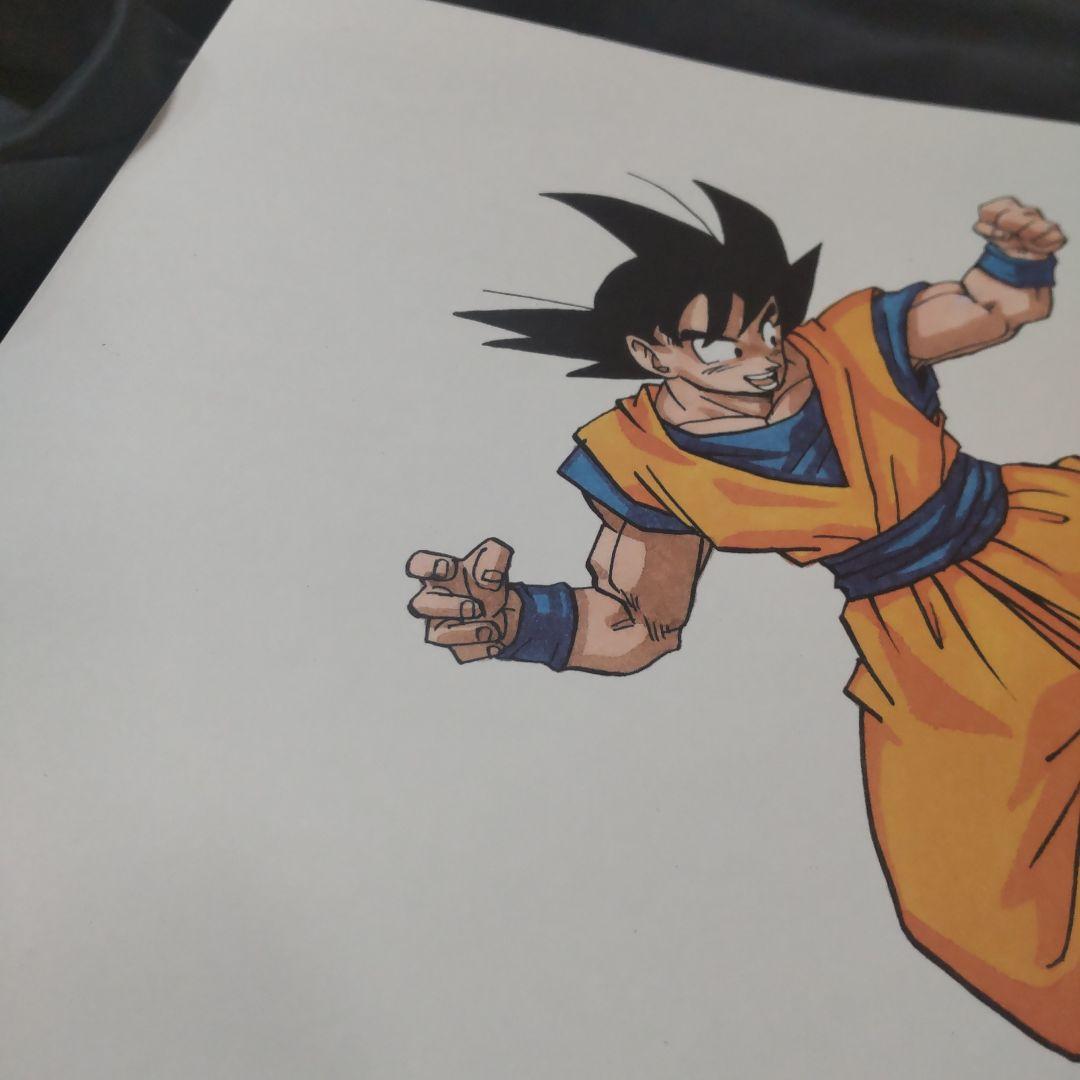 希少】鳥山明 先生 孫悟空 複製原画 ドラゴンボール ジャンプ カラー