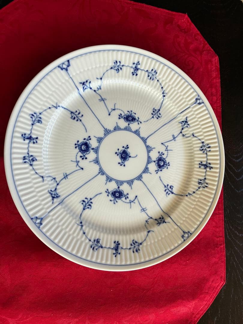 ロイヤルコペンハーゲン ブルーフルーテッド プレイン プレート 27cm