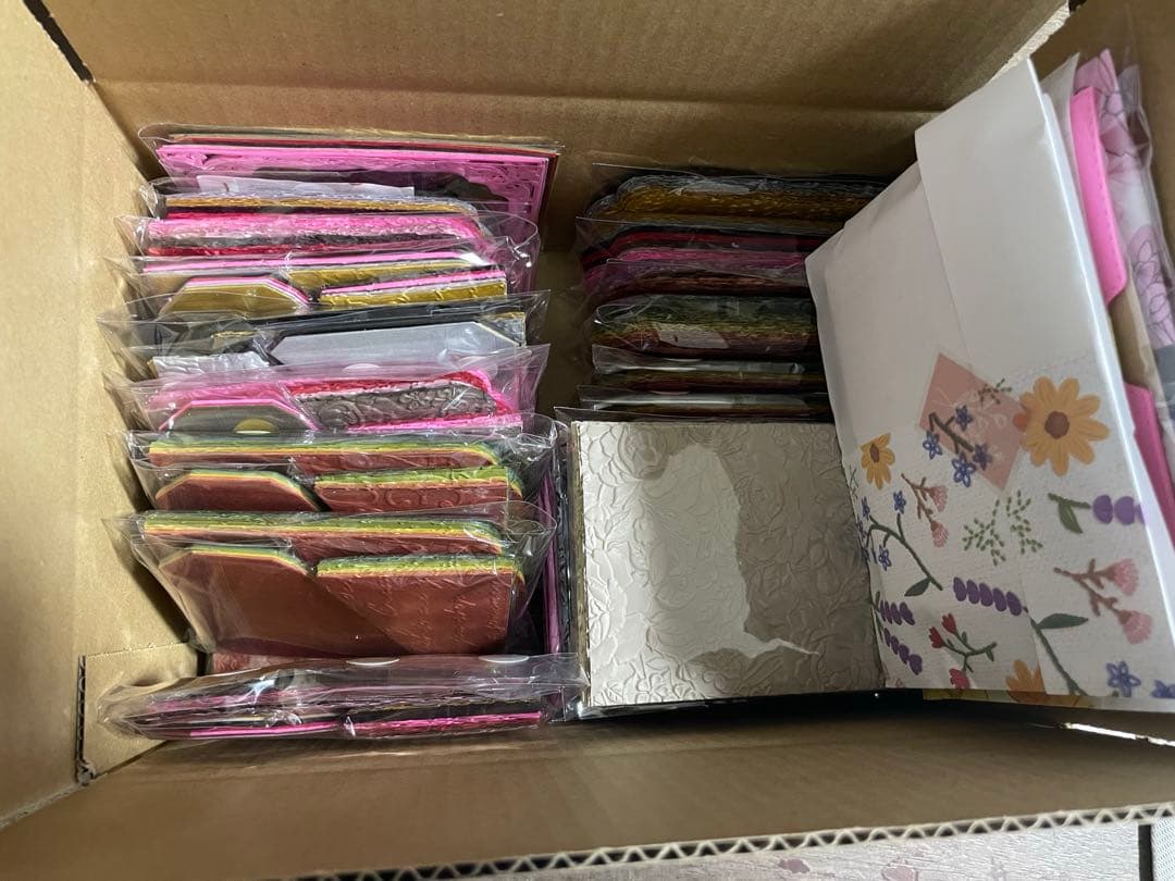 ダイカット コラージュ おすそ分け アルバム 気まぐれセット ピンク