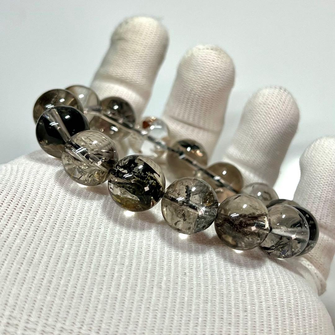 高品質　ハーキマーダイヤモンドブレスレット　透明感きれい　5