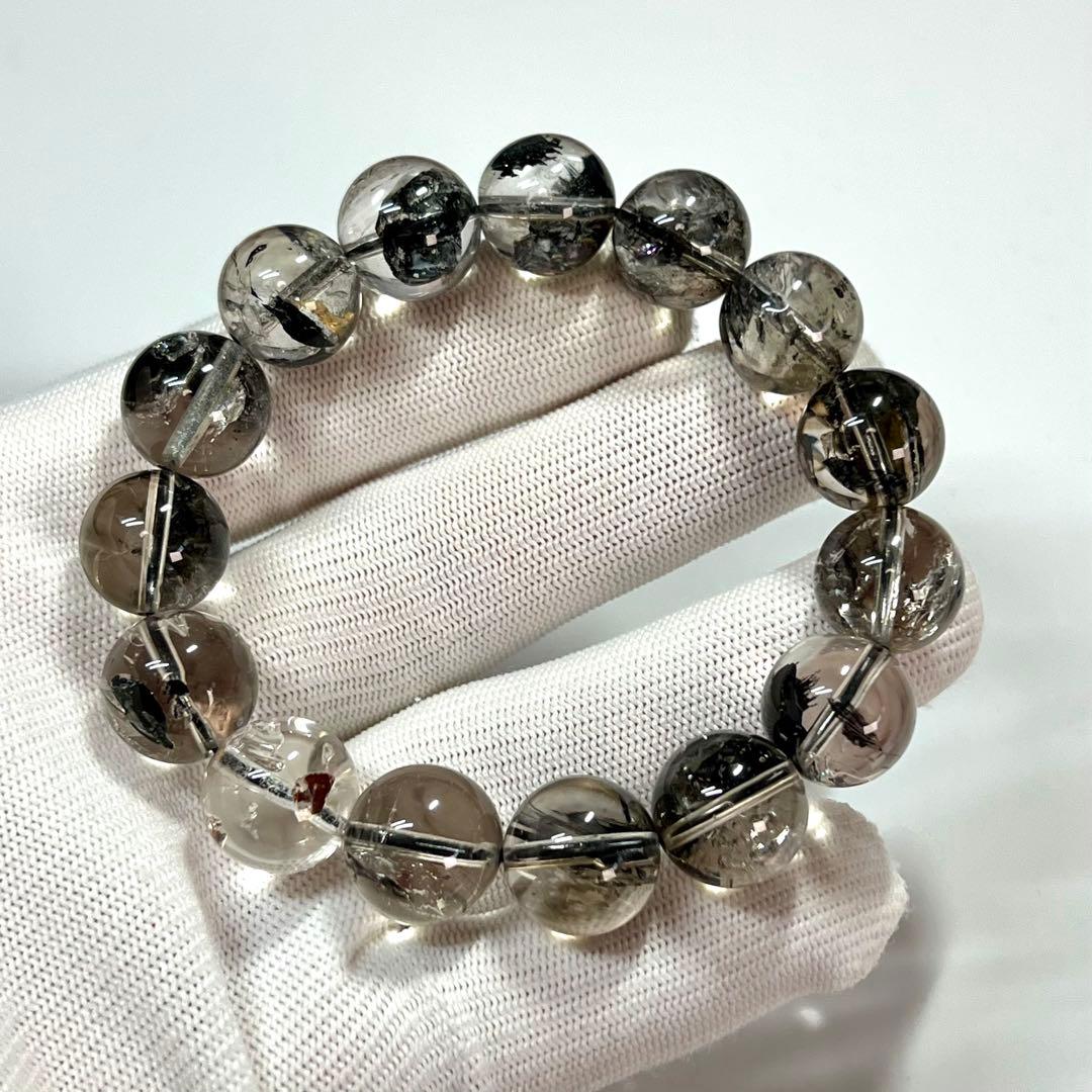 高品質　ハーキマーダイヤモンドブレスレット　透明感きれい　5