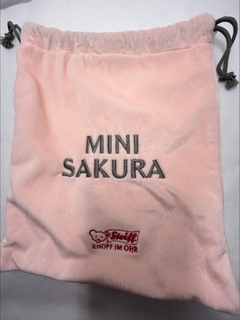 シュタイフ　ミニサクラ　テディベア