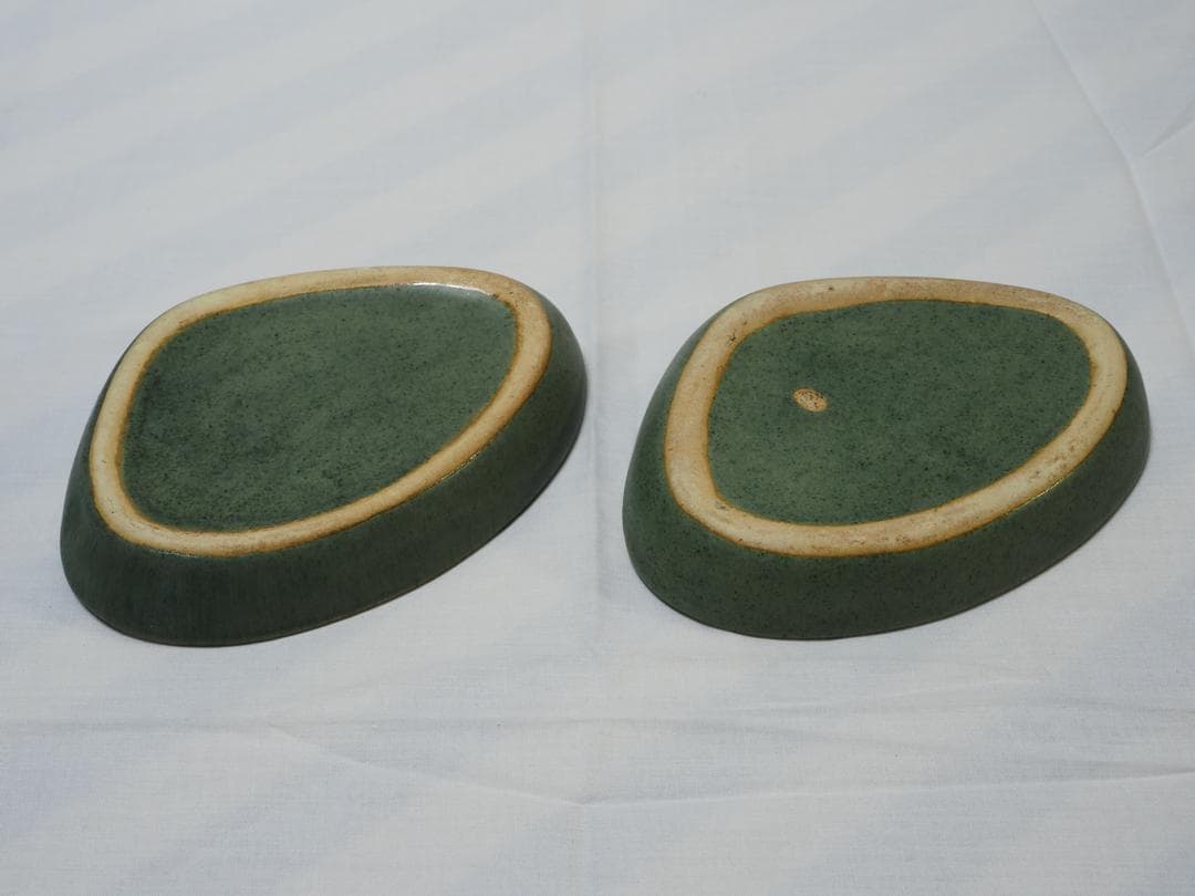 【値段交渉歓迎】蛤様 小皿 はまぐり 2枚【骨董品】