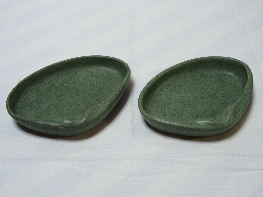 【値段交渉歓迎】蛤様 小皿 はまぐり 2枚【骨董品】