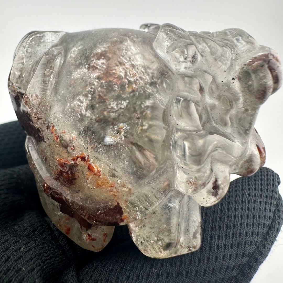 【極上】ガーデンクォーツ×龍亀ロングイ天然水晶 財運金運仕事運 開運希少原石