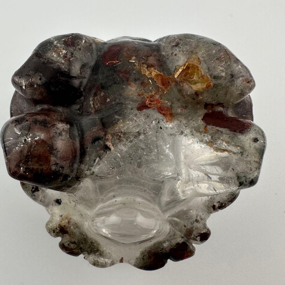 【極上】ガーデンクォーツ×龍亀ロングイ天然水晶 財運金運仕事運 開運希少原石