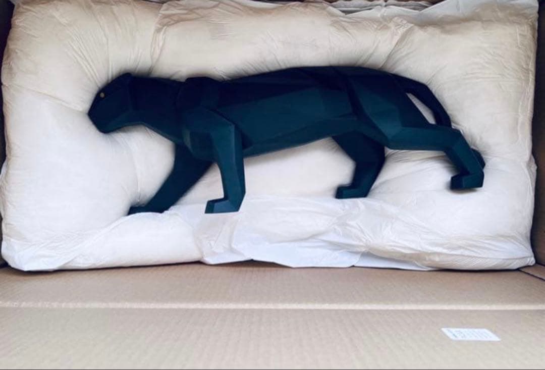 新品☆リヤドロ パンサー Origami 黒ヒョウ ジャガー ブラック