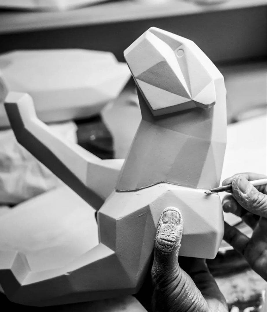 新品☆リヤドロ パンサー Origami 黒ヒョウ ジャガー ブラック