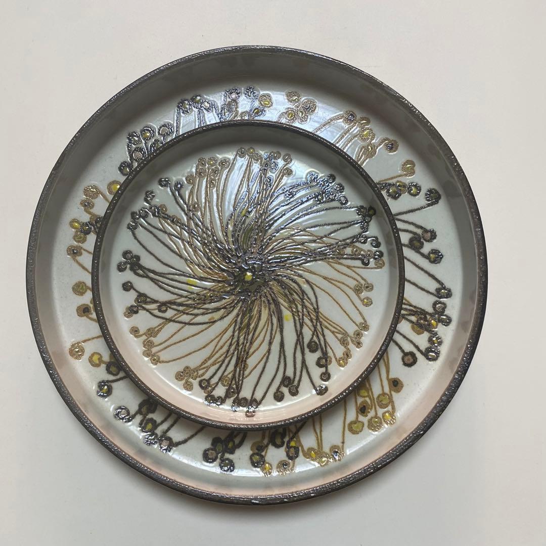 ロイヤルコペンハーゲン　バッカシリーズ エレン マルマー 丸皿 2枚セット