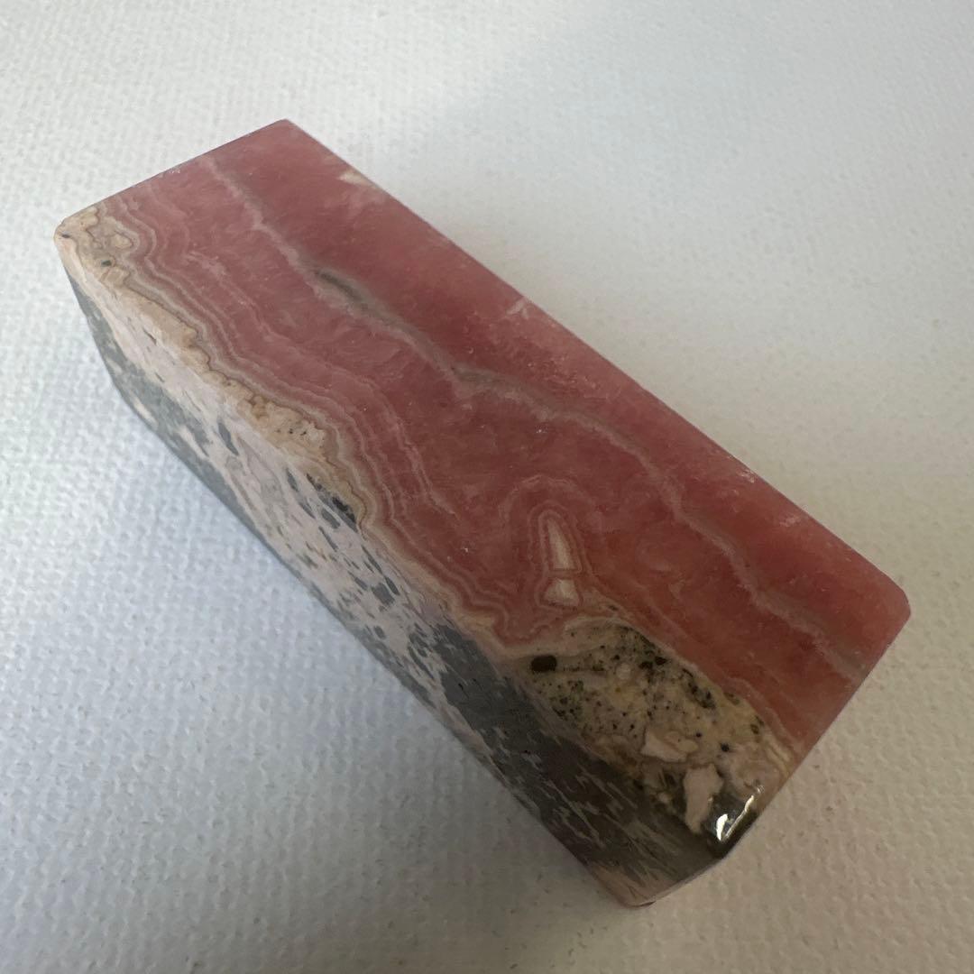 高品質　インカローズ　ロードクロサイト　タワー　四角柱