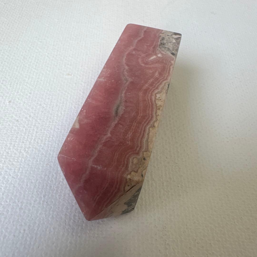 高品質　インカローズ　ロードクロサイト　タワー　四角柱