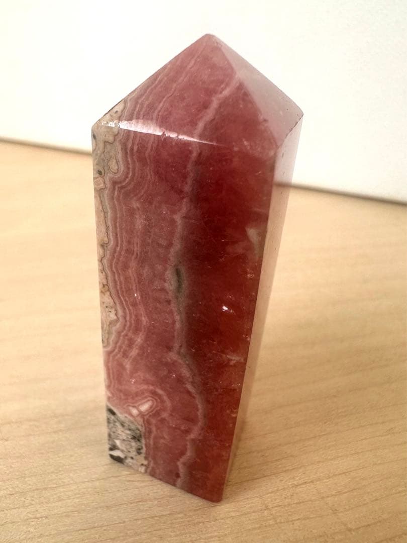 高品質　インカローズ　ロードクロサイト　タワー　四角柱