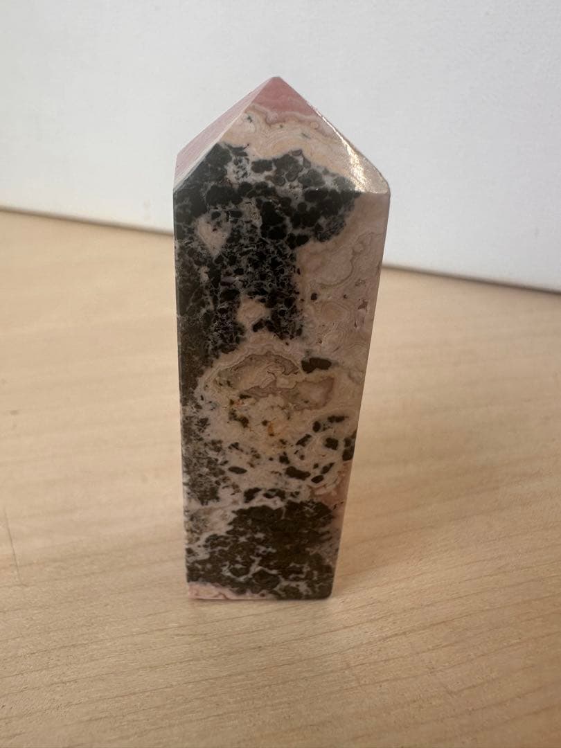 高品質　インカローズ　ロードクロサイト　タワー　四角柱