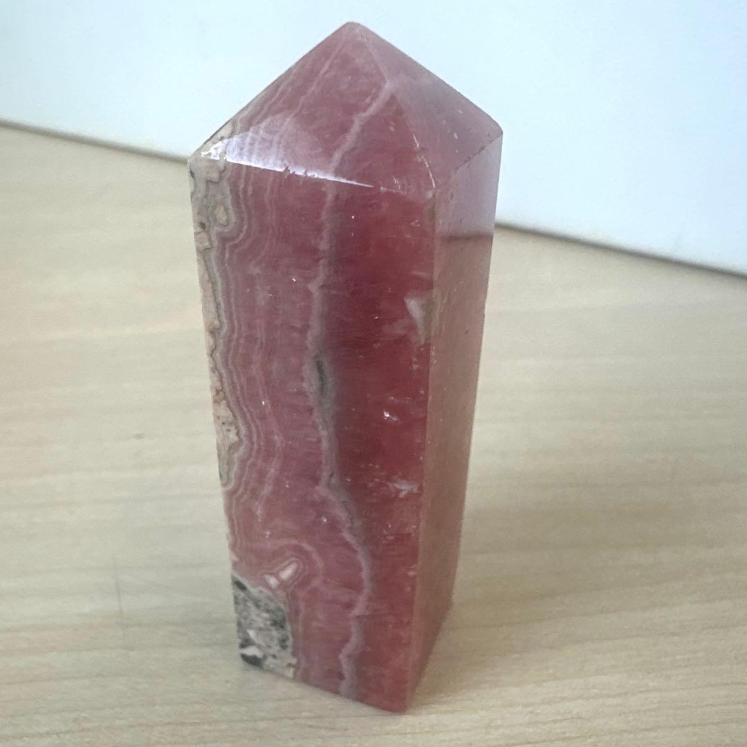 高品質　インカローズ　ロードクロサイト　タワー　四角柱