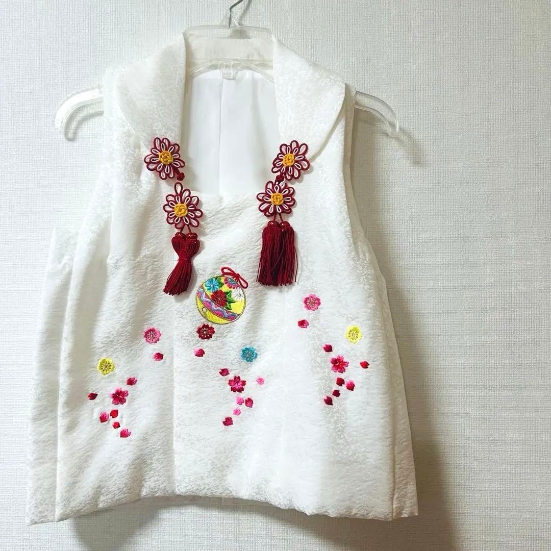 No.8 七五三　3歳　　正絹被布フルセット