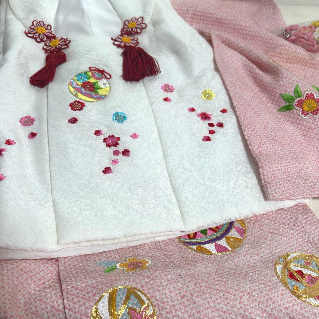 No.8 七五三　3歳　　正絹被布フルセット