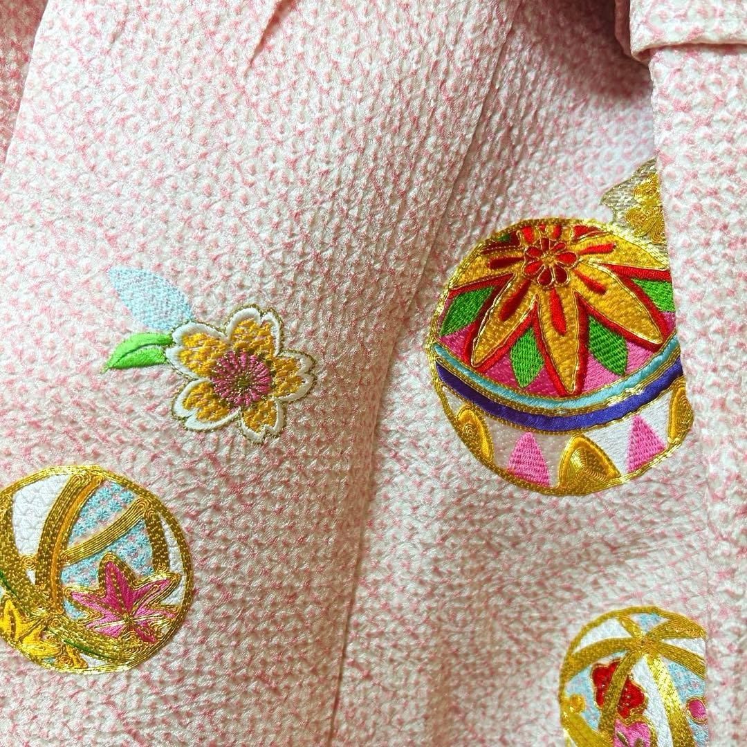 No.8 七五三　3歳　　正絹被布フルセット