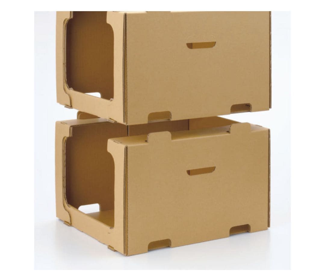 【20枚】レンゴーダンボール棚大 収納ボックス ピッキングボックス スタッキング