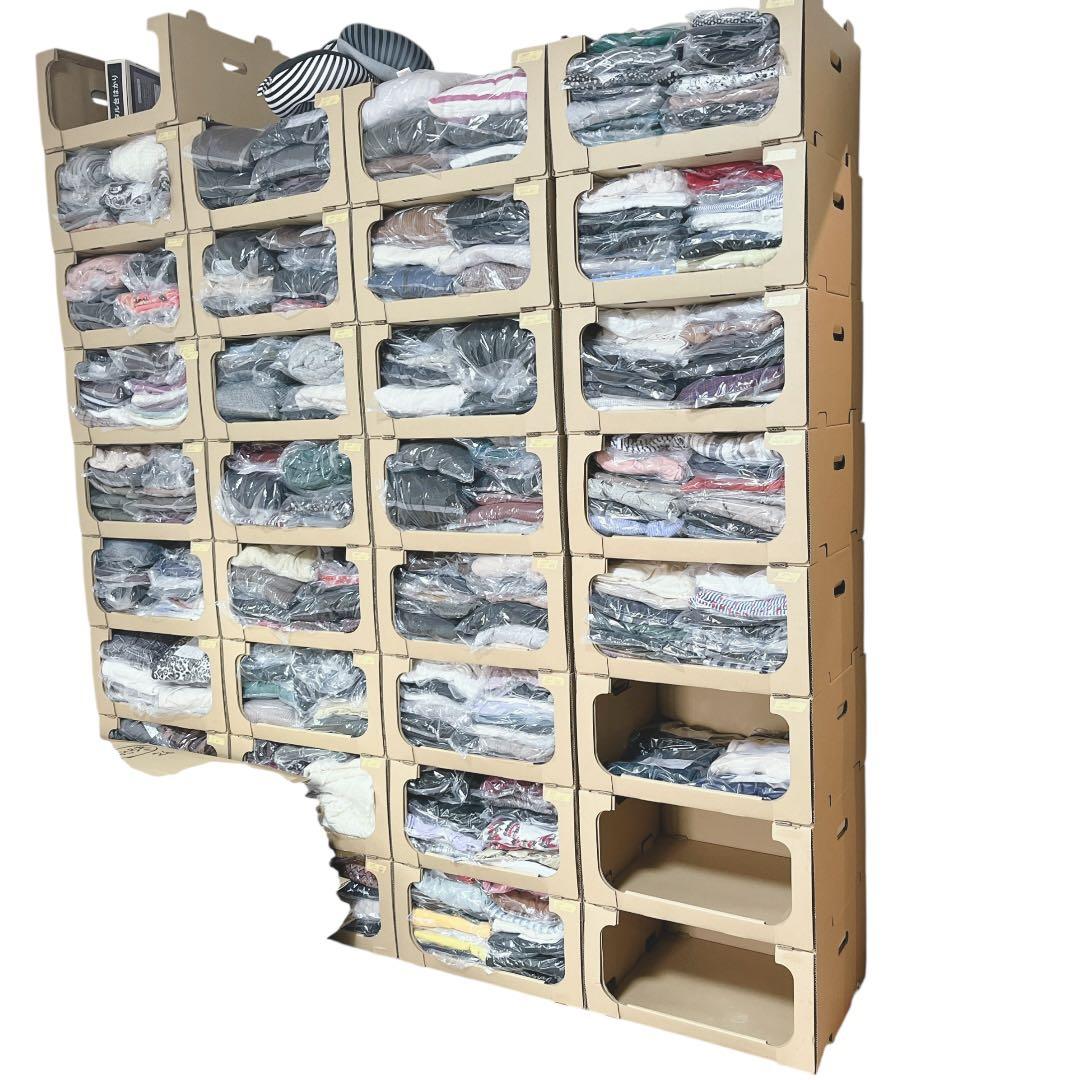 【20枚】レンゴーダンボール棚大 収納ボックス ピッキングボックス スタッキング