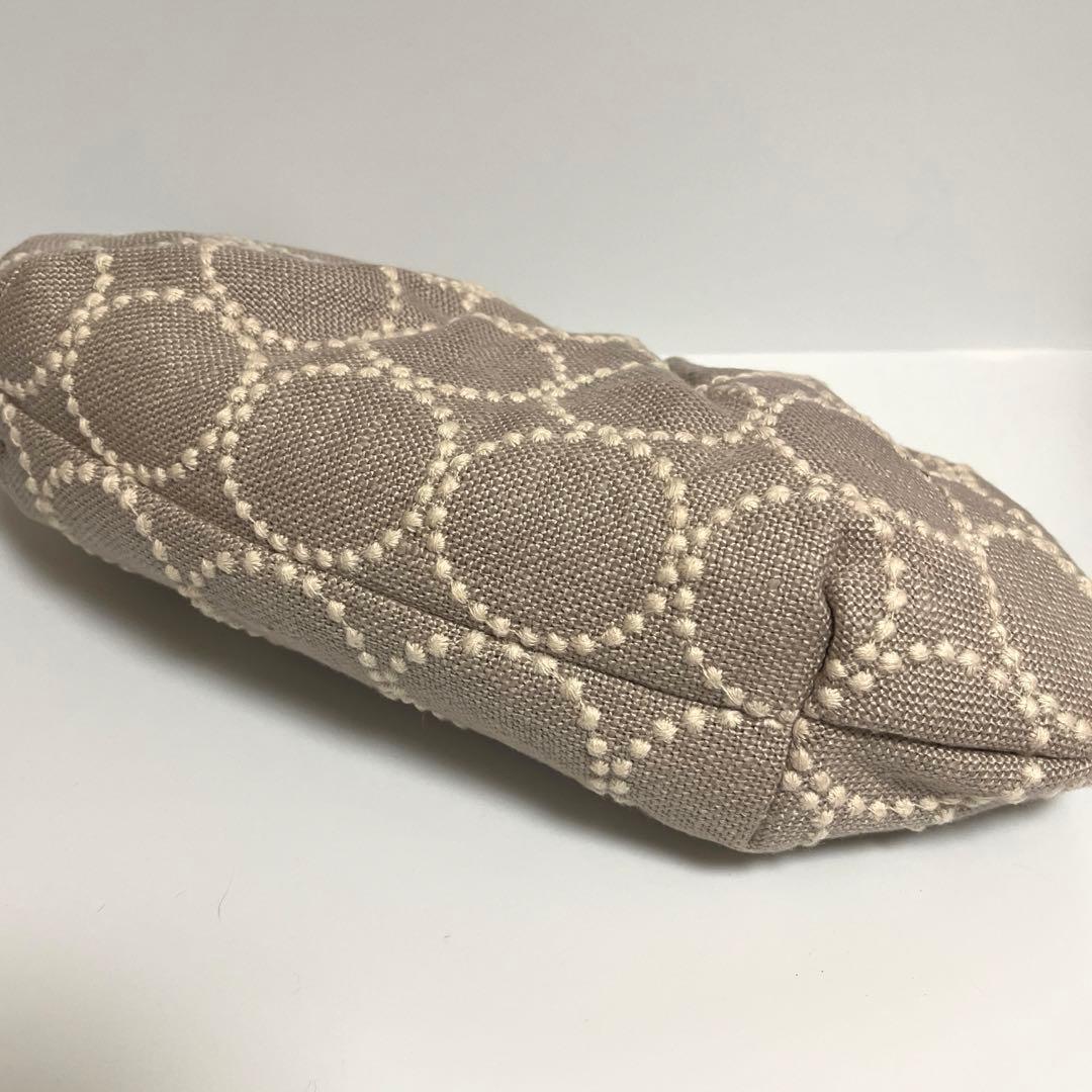 ハンドメイド　がま口バッグ　ミナペルホネン　tambourine