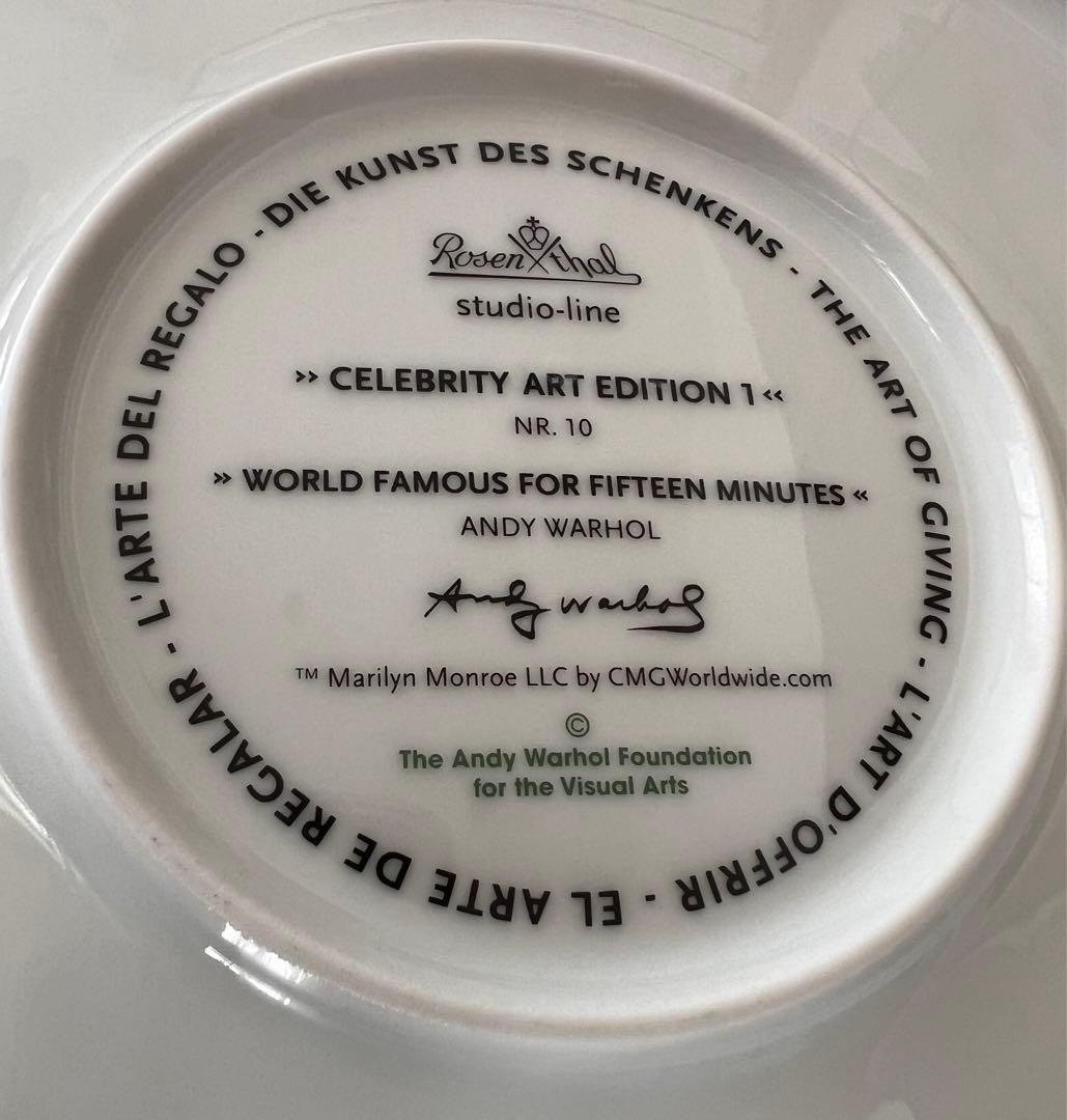 Rosenthal/ローゼンタール　Andy Warhol / Marilyn