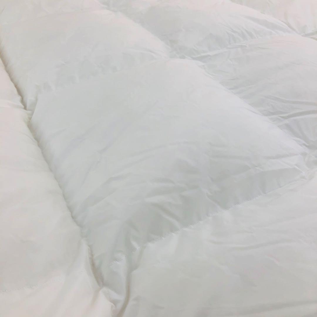 羽毛布団 シングル 大増量 ニューゴールド 白色 日本製150×210cm×2枚