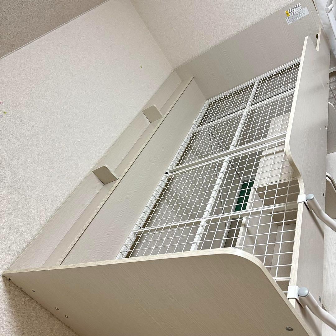 ニトリ　システムベッド　ロフトベッド　学習机　マットレス付き　システムベット