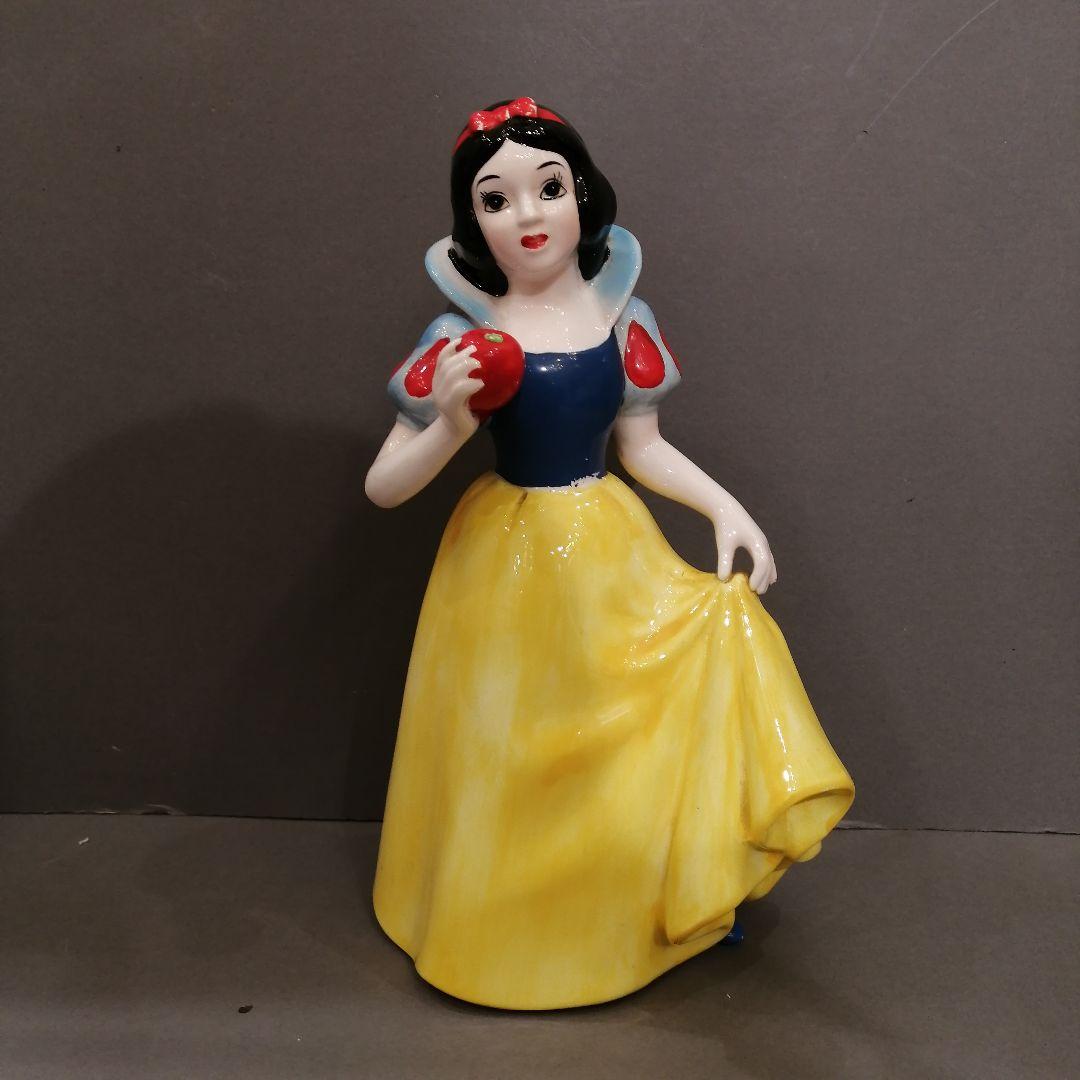 iΦ【 廃盤品 】希少 陶器 ディズニー 白雪姫と七人の小人 置き物