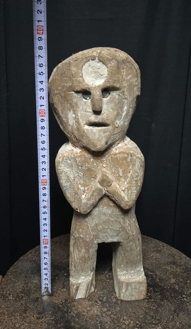 大特価！ネパール？祈りの像？彫像木彫り像プリミティブアート　プタリ？