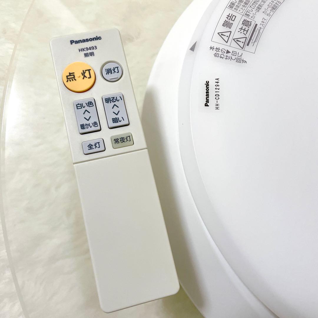Panasonic LEDシーリングライト HH-CD1294A リモコン付