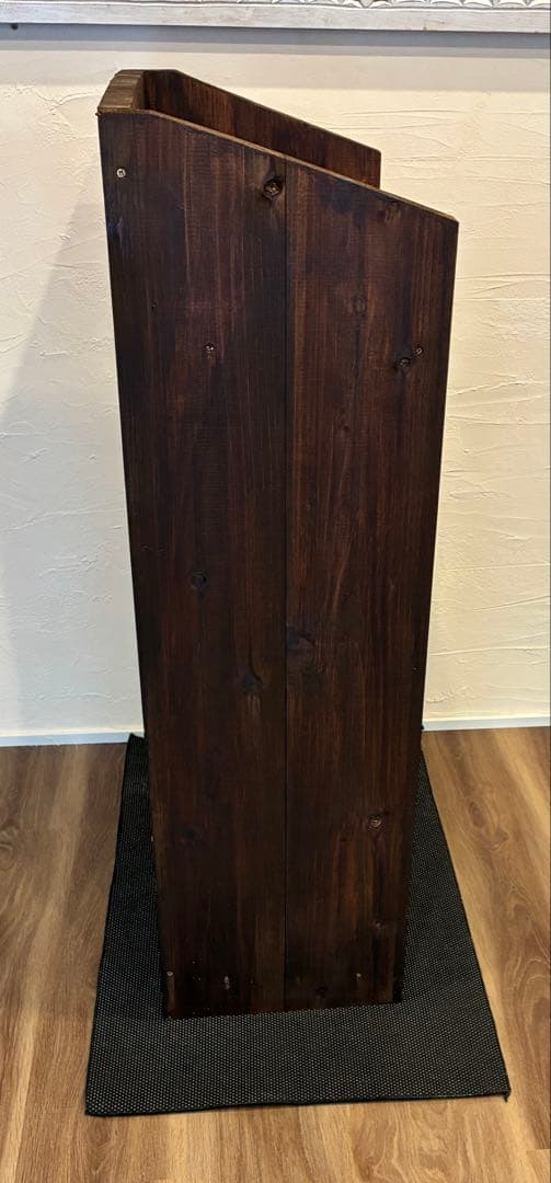 ビンテージ風　受付、レジカウンター 杉板 塗装 W51×H93×D31 受付台